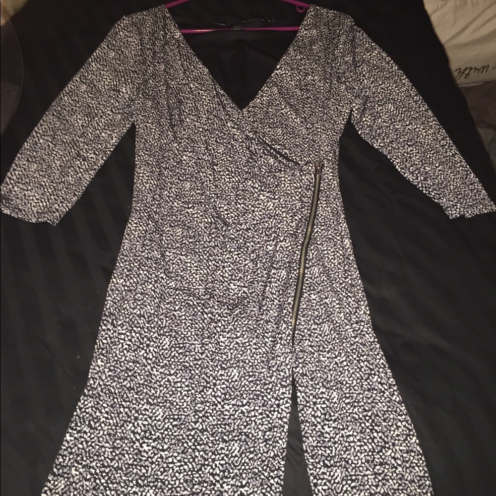 Blue and black dress from Express